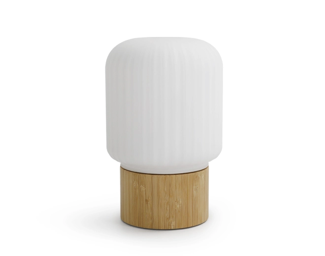 Finn-Glass cover ultrasonic diffuser with dimmerable light